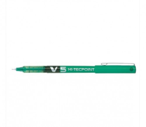 Boligrafo roller tinta liquida V5 verde PILOT bx-V5-g