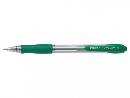 Boligrafo retractil supergrip 1.0MM verde PILOT bpgp-10R-m-g