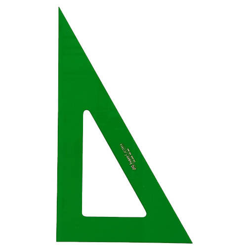 Cartabon 28CM no gradudad color verde faber castell 666-28