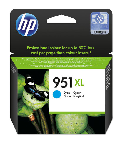 Hp 951XL cartucho de tinta HP951XL cian (CN046AE)