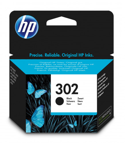 Hp 302 cartucho de tinta HP302 negro (F6U66AE)