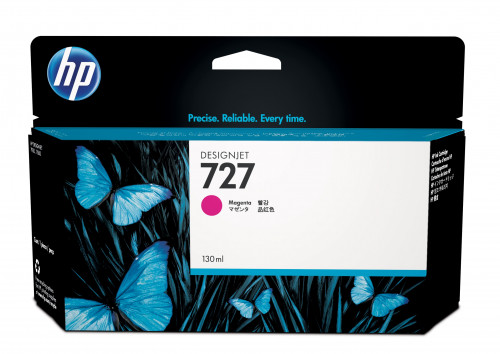 Hp cartucho de tinta designjet 727 magenta de 130 ml