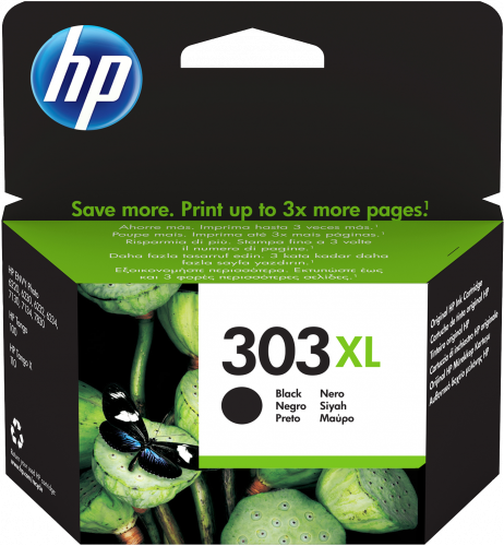 Hp 303XL cartucho de tinta HP303XL negro (T6N04AE)