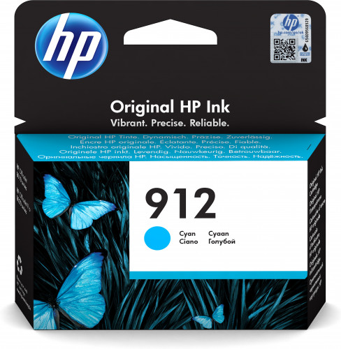 Hp 912 cartucho de tinta cian HP912 (3YL77AE)