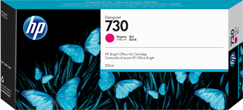 HP cartucho de tinta designjet 730 magenta de 300 ml