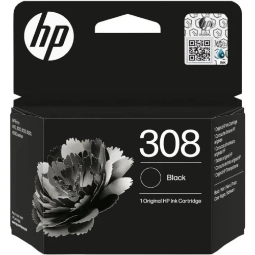 HP cartucho de tinta original 308 negra (ue)