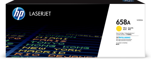 HP cartucho de tóner original laserjet 658A amarillo