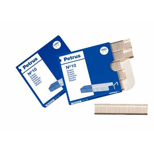 Grapas PETRUS 4 mm 10 hojas 10 1000 unidades