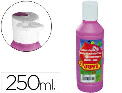 Pintura tempera JOVI 250 ml ml magenta
