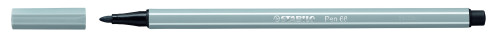 Rotulador punta fibra media 1MM. pen 68 gris medio STABILO 68/95