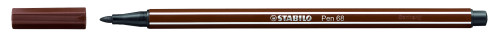 Rotulador punta fibra media 1MM. pen 68 marron STABILO 68/45