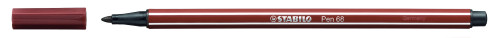 Rotulador punta fibra media 1MM. pen 68 siena STABILO 68/75