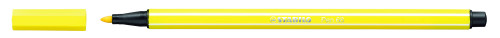 Rotulador punta fibra media 1MM. pen 68 amarillo neon STABILO 68/024