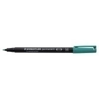 Marcador lumocolor permanente punta media 1MM. verde STAEDTLER 317-5