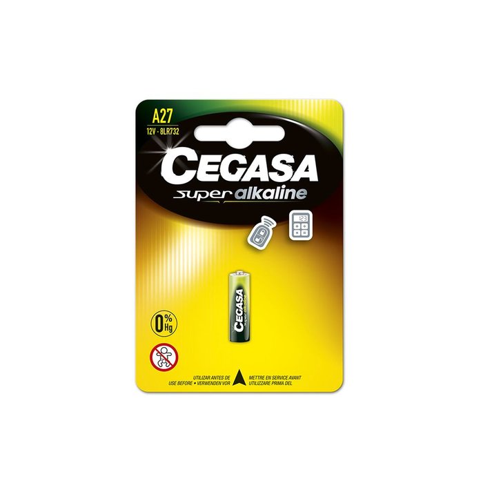 Pilas CEGASA alcalina A27 12V bt BL1