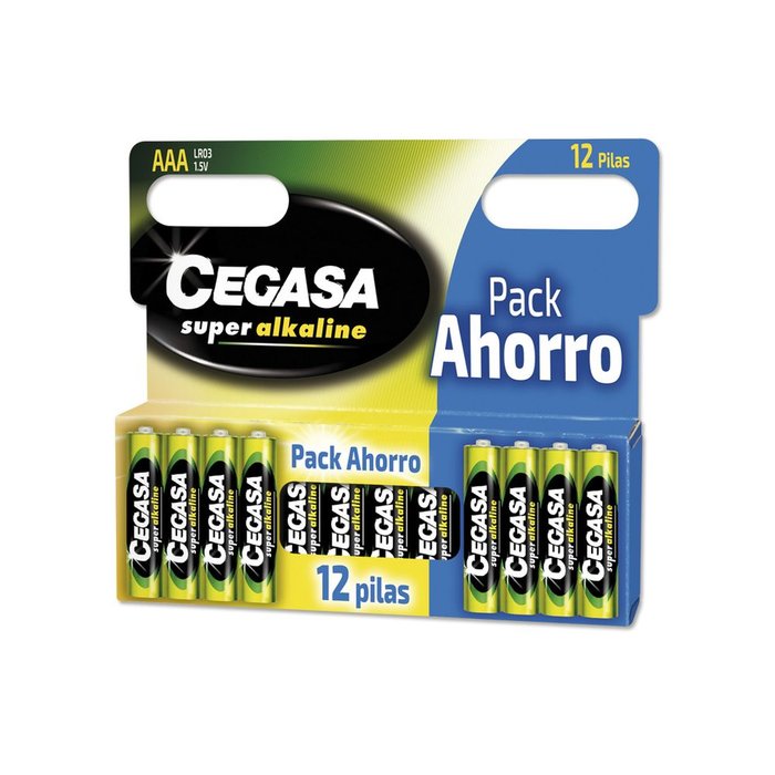 Pilas CEGASA mtpck LR03 12 uds pack ahor