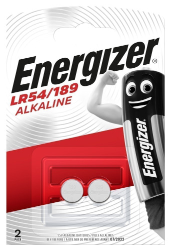 Blister 2 pilas de boton modelo LR54/189 energizer E301536702