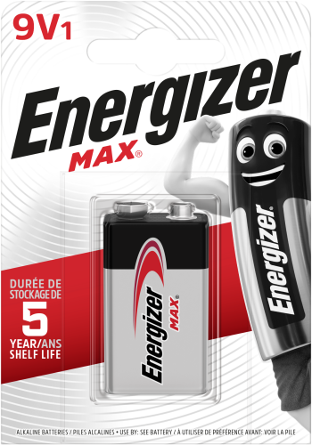 Energizer max – 9V batería de un solo uso alcalino