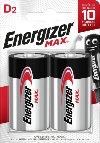 Energizer max – d batería de un solo uso alcalino
