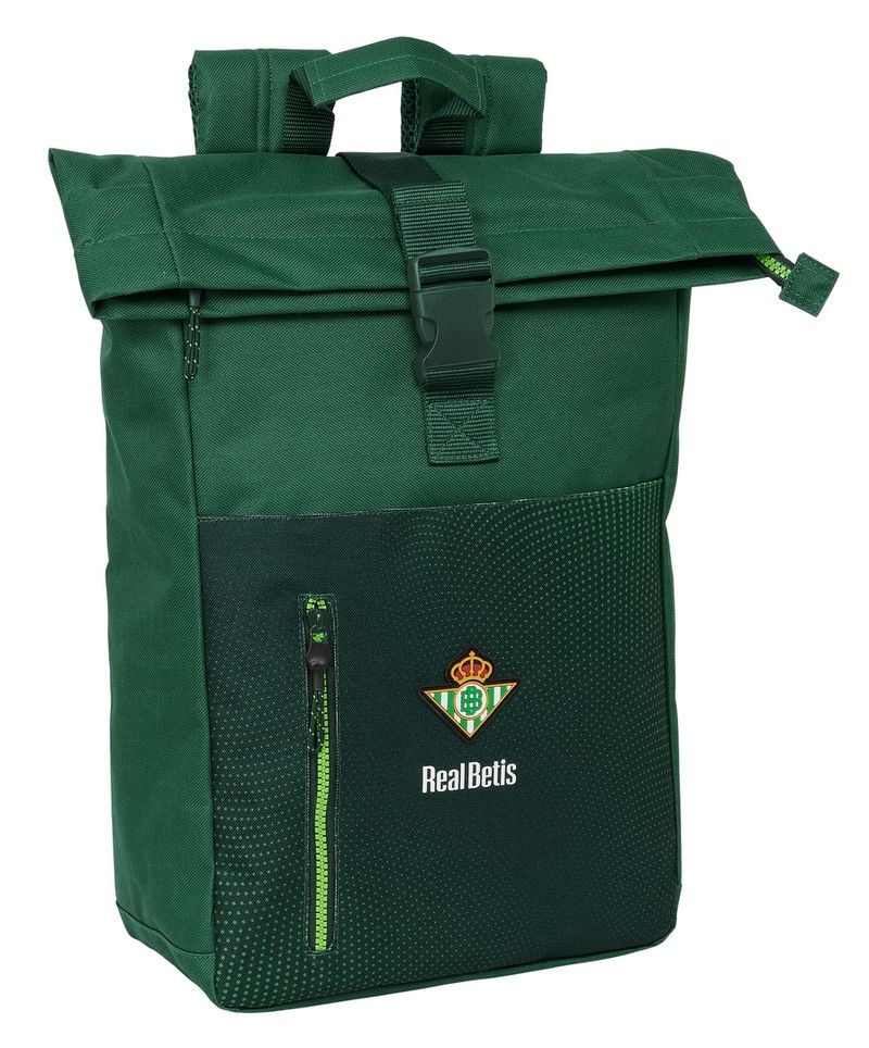 Mochila solapa para portatil 15, 6'' res real betis balompie