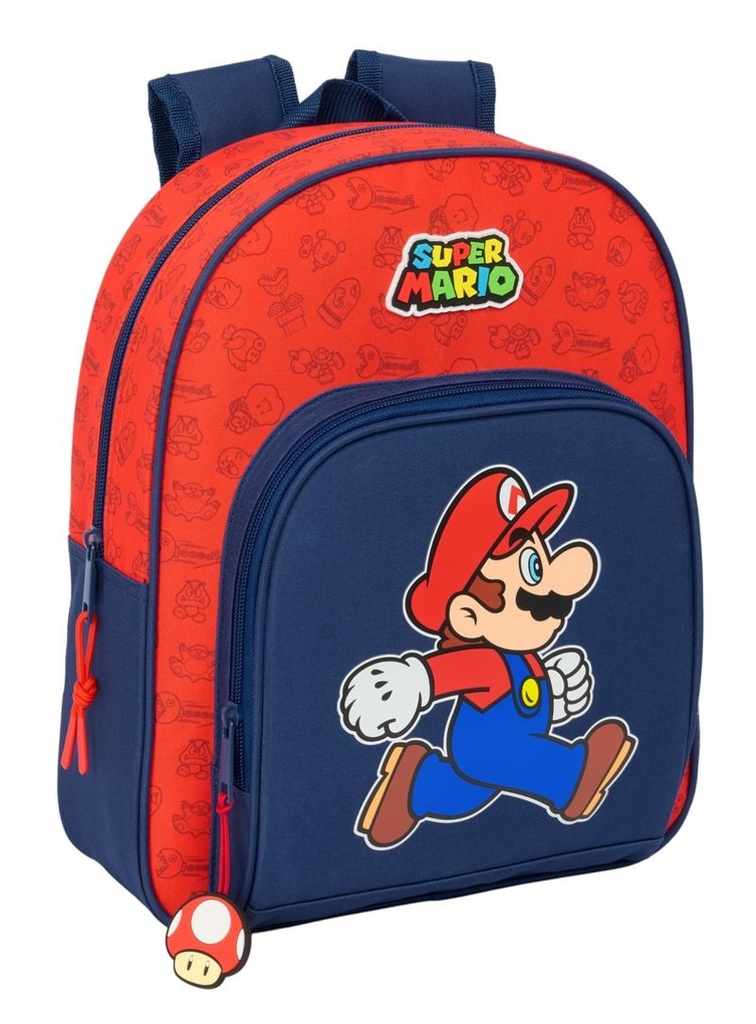 Mochila infantil adapt. carro super mario 'trick'
