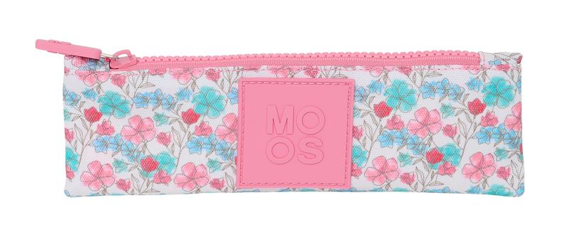 Portatodo estrecho reciclado moos 'flores'