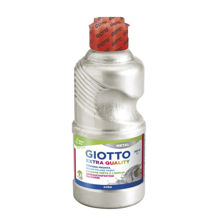 Tempera GIOTTO 250ML metalizada plata