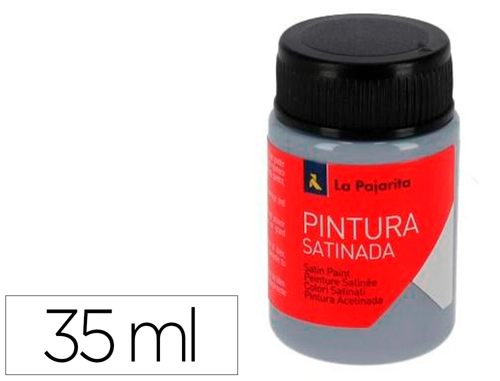 Pintura latex LA PAJARITA satinada l-33 bote 35 ml azul porcelana