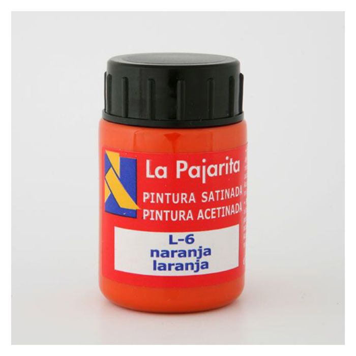 Pintura la pajarita 35ML nº 6 naranja