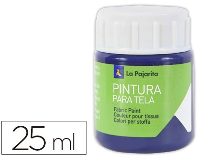 Pintura para tela LA PAJARITA azul victoria 25 ml