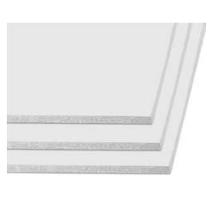 Carton pluma 3MM 50X70 blanco paquete 5UD