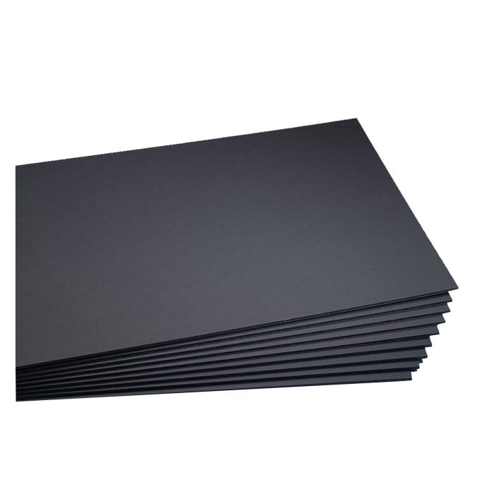 Carton pluma 5MM 50X70 negro paquete 5UD