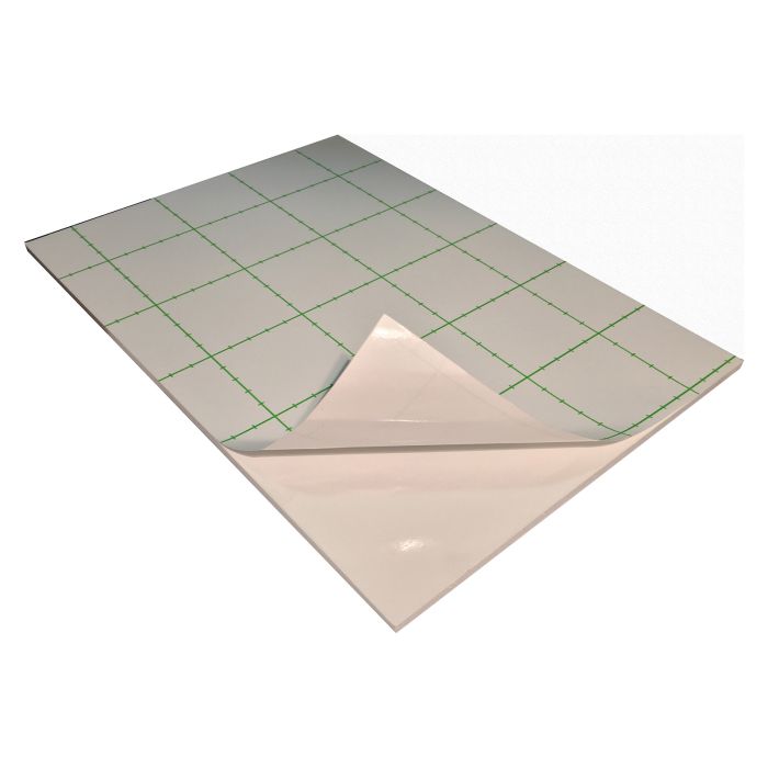 Carton pluma adhesivo 5MM 70X100 blanco paquete 5UD