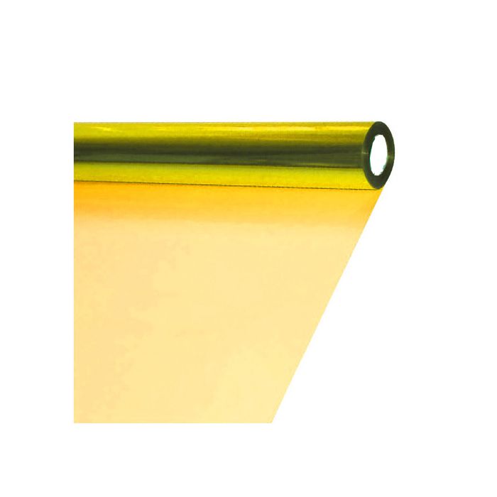 Papel celofan rollo 25 pliegos 50X65 30G amarillo