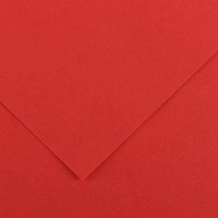 Paquete 50 hojas cartulina iris A4 185G rojo guarro CANSON C200040162