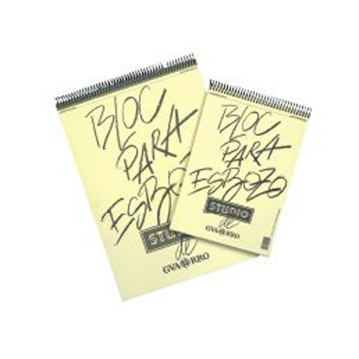 Bloc dibujo guarro esbozo espiral A4 90G 100H