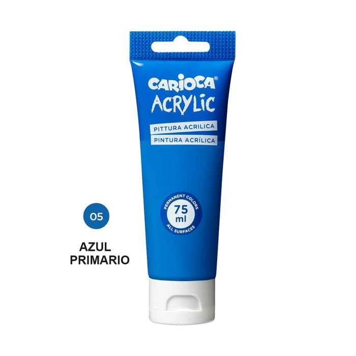 Pintura acrilica carioca 75ML azul primario