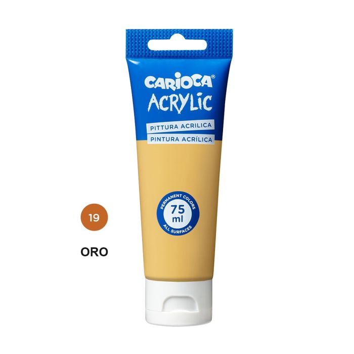 Pintura acrilica carioca 75ML oro
