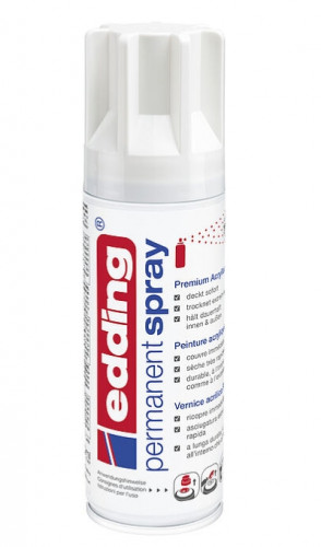 Spray blanco tráfico brilla. edding 5200-953