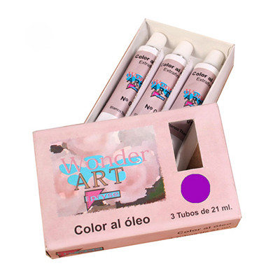 Caja 3 tubos 21ML. óleo nº.56 violeta wonder art by pryse 6250056