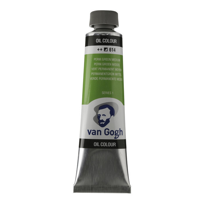 Pintura oleo van gogh 40ML verde permanente medium