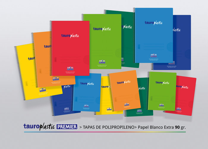 Bloc tauroplastic fº 80H 90GR cuad.3X3 naranja