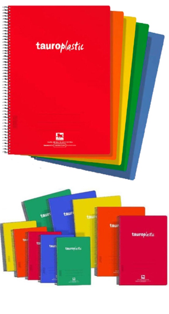 Bloc tauroplastic fº 80H 90GR rayado 46 rojo