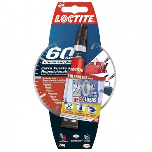 Adhesivo universal extrafuerte 60 segundos loctite 2066112
