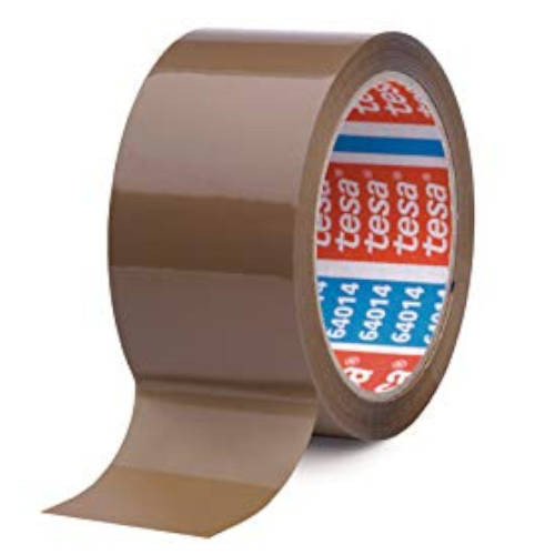 Cinta de embalaje silenciosa en polipropileno 50MM.X66M. marron tesa 04024-00235-06