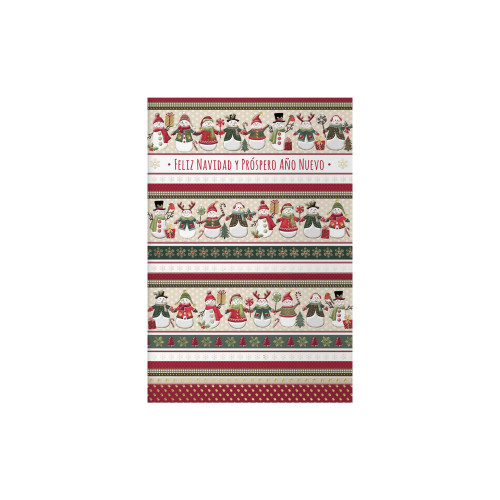 Tarjetas de felicitación navidad - tamaño 11,5 x 17 cm - modelo muñeco dohe 70004
