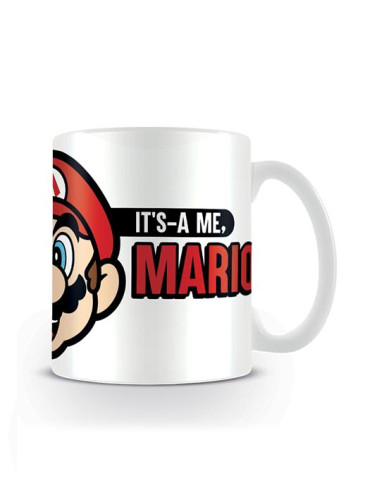 Taza desayuno super mario its a me - mario pyramid international redstring MG24845