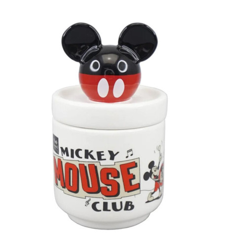 Bote con tapa mickey mouse club 14 cm half moon bay redstring JARSLSDC05