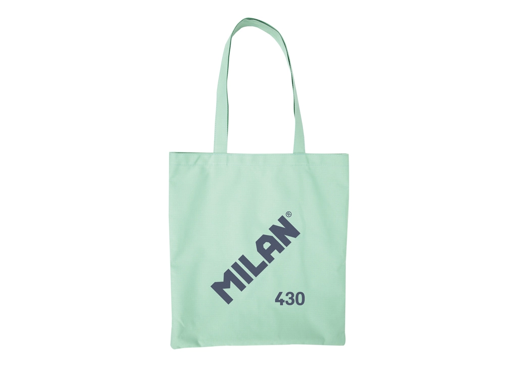 Bolsa con asas milan tote bag serie 1918 color verde 380X410 mm