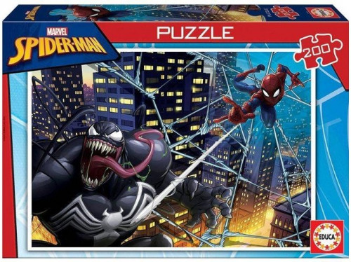 Puzzle 200 spider-man de 6-8 años educa borras 18100